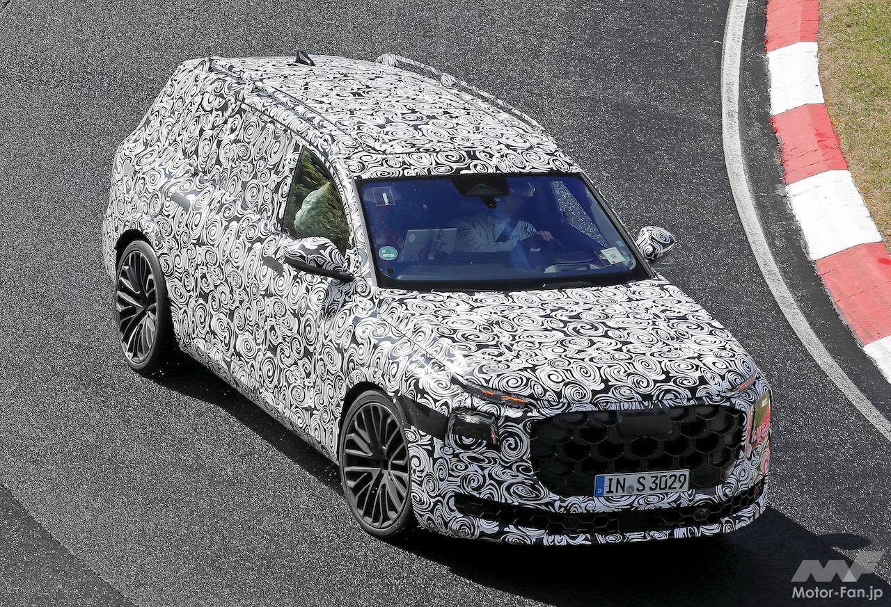 アウディの新フラッグシップSUV「Q9」、ついに巨大グリルを捉えた