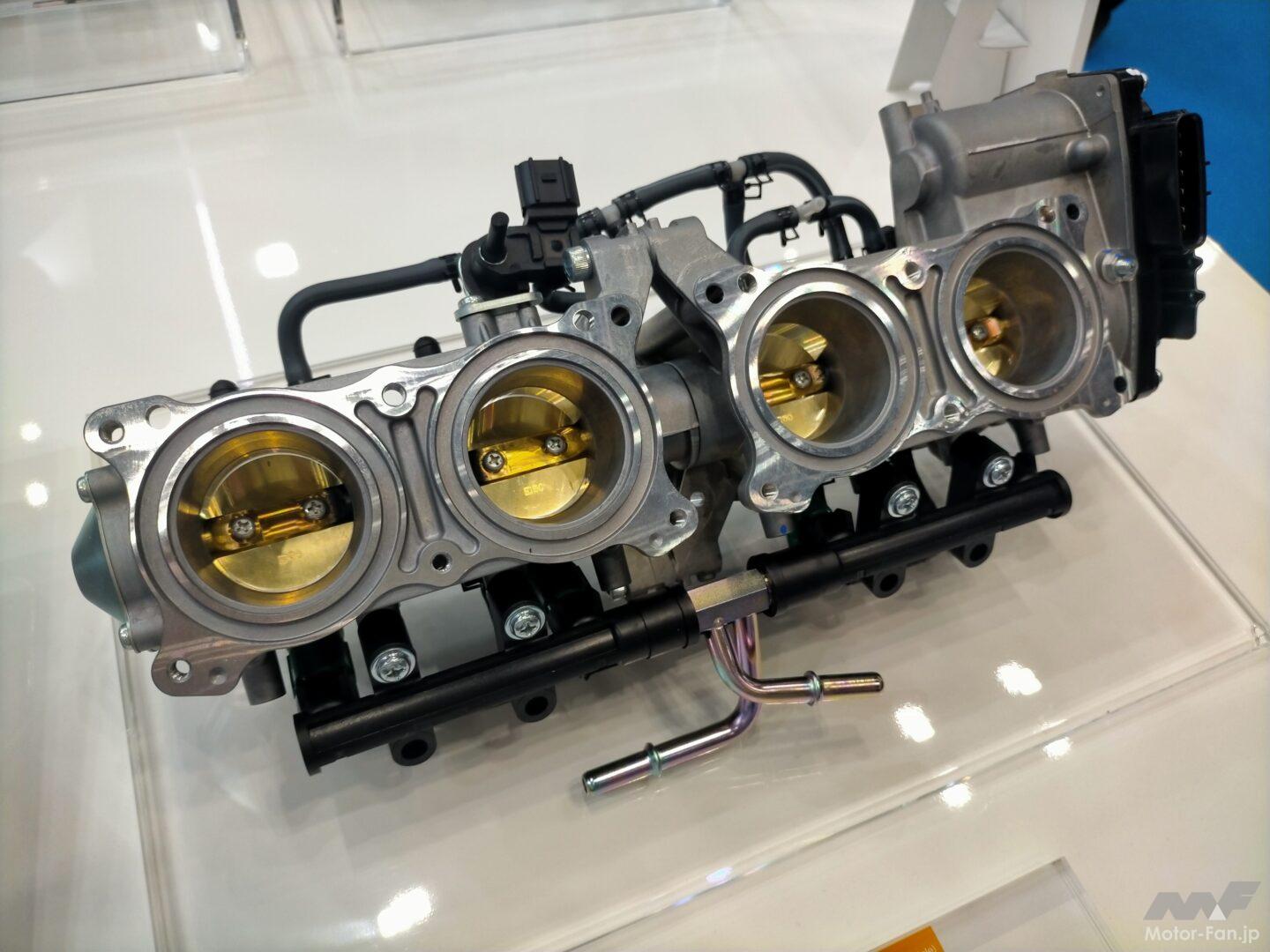ミクニのバイク用最新電子制御スロットルボディ。フューエル