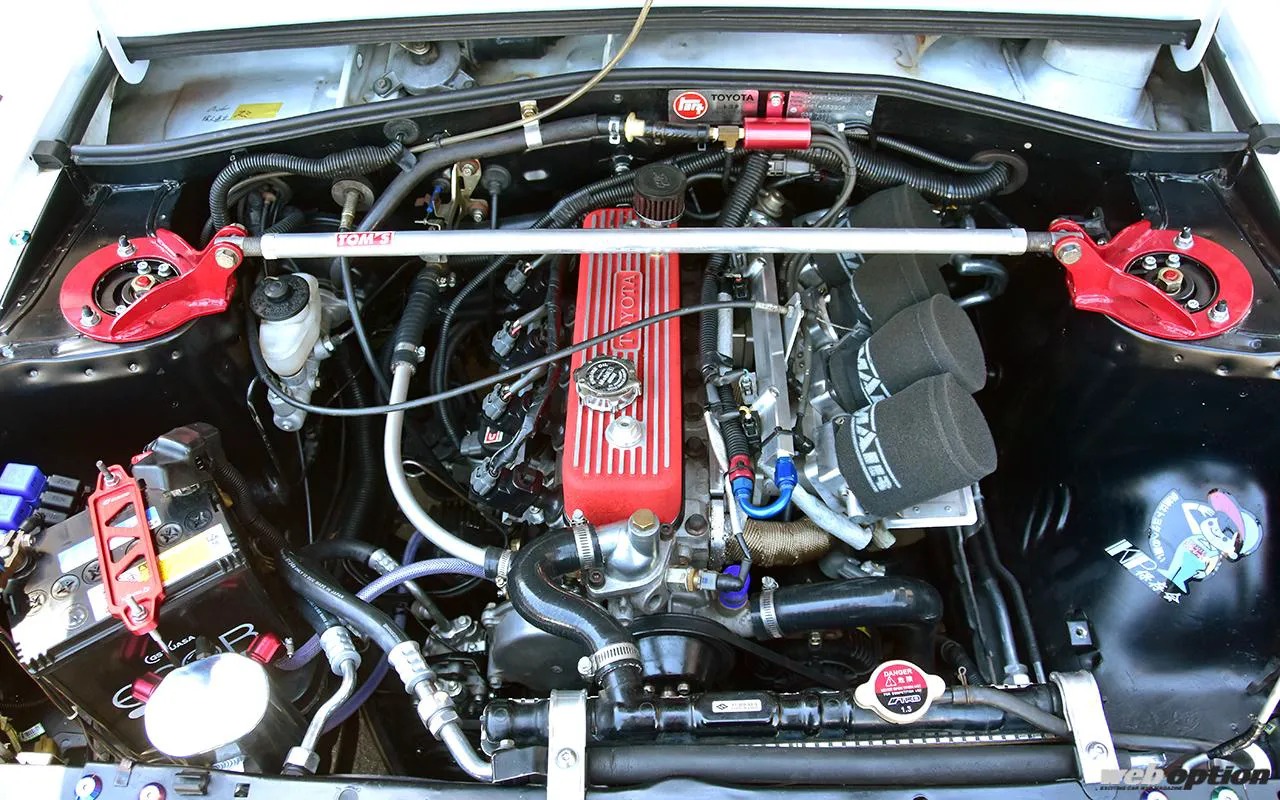 昭和の峠仕様”が現代性能で復活！」メカチューン仕様の4Kエンジンを