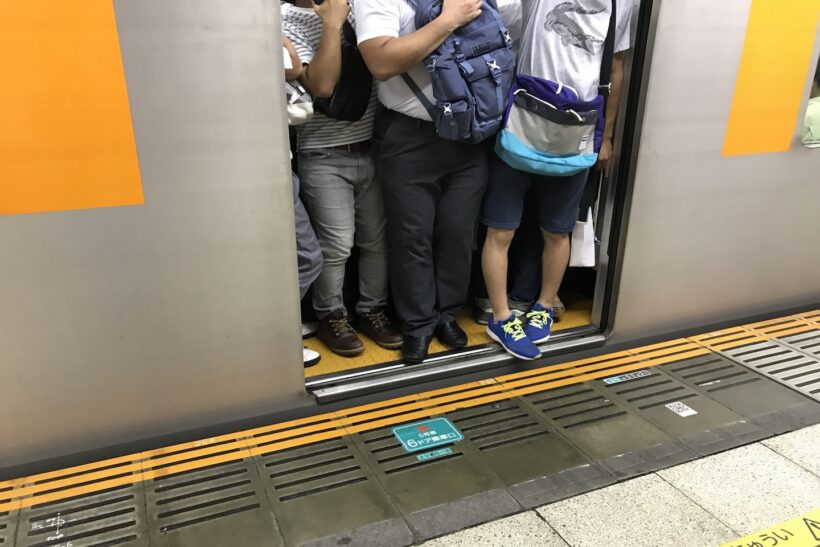 満員電車の写真