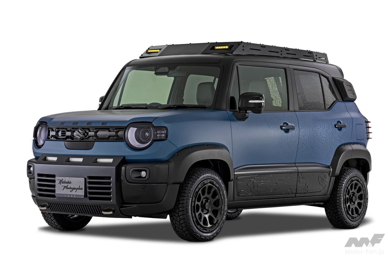 スズキは“モンハン”とコラボした「ジムニーノマド」や「DR-Z4S」を披露