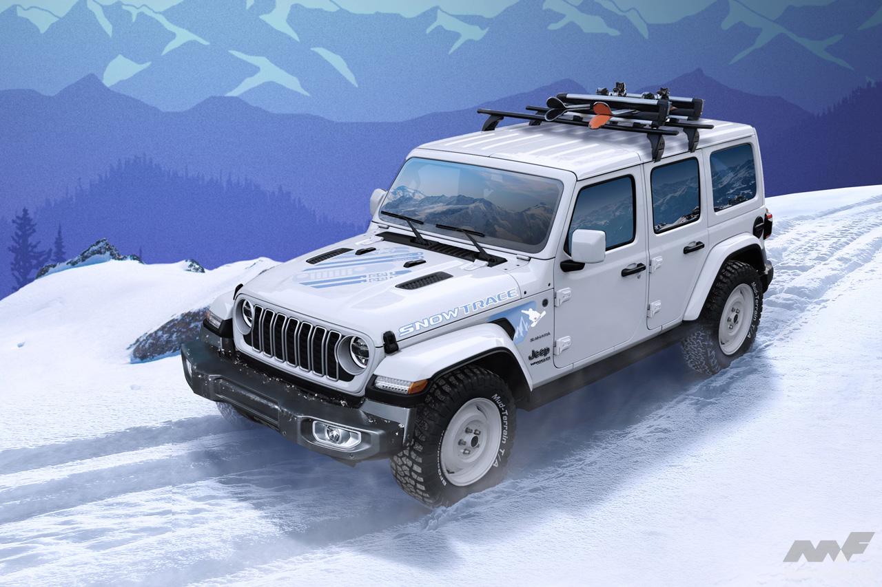 ジープ・ラングラーに日本オリジナルの限定車「スノートレース」が登場