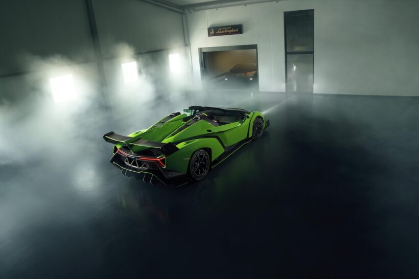 アルベルト・シュピースが所有する、「ランボルギーニ ヴェネーノ ロードスター」。