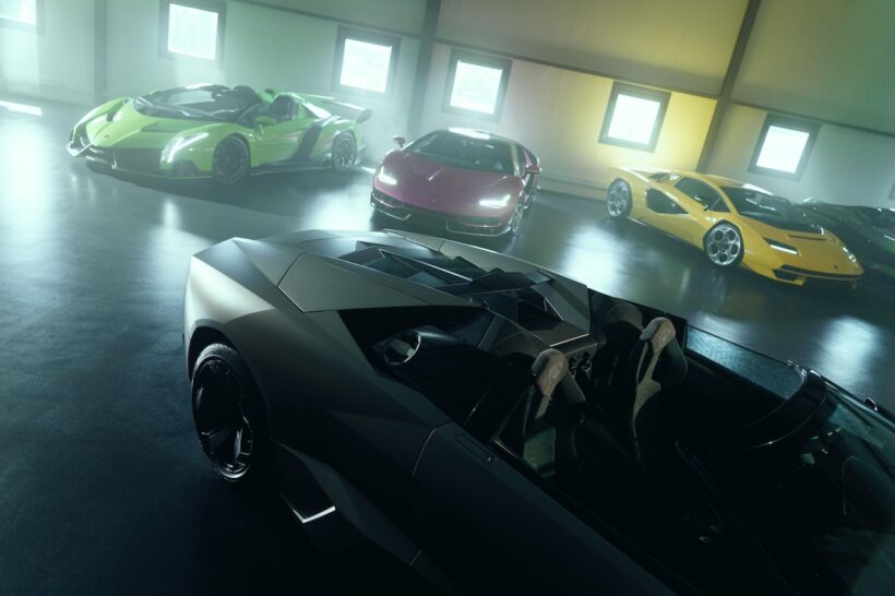 スイス人のランボルギーニ・コレクター、アルベルト・シュピースが6台の「フューオフ・コレクション」を公開した。