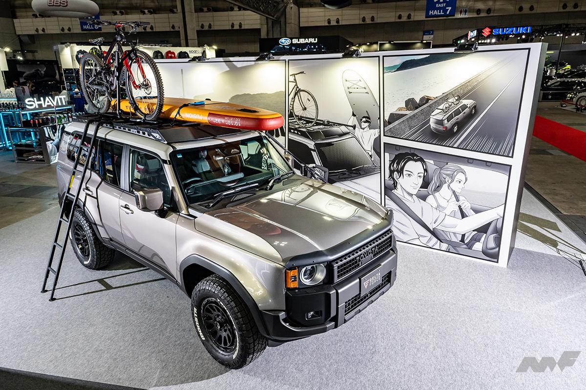 ランクル250でSUPがもっと手軽に　新ルーフラック登場