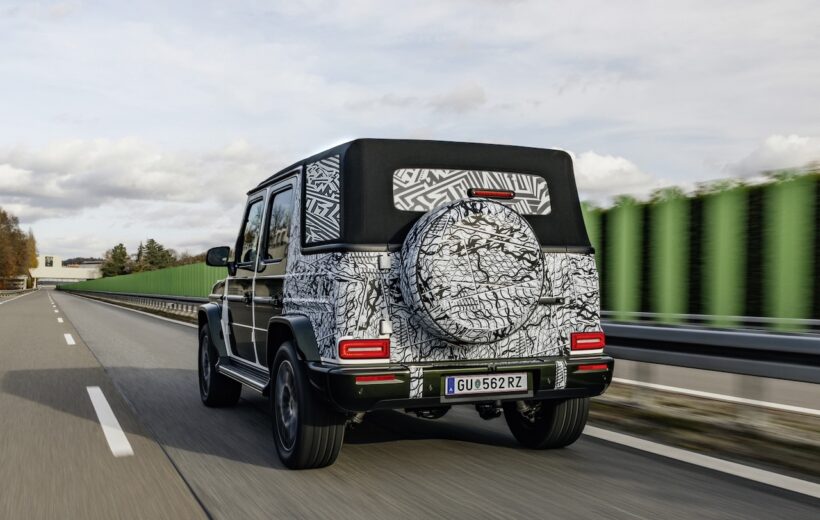 メルセデス・ベンツは「Gクラス カブリオレ」のテスト写真を公開した。