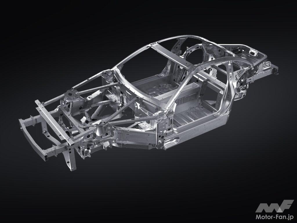 トヨタのフラッグシップスポーツ「GR GT」のアルミ製モノコック。