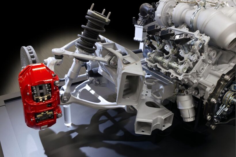 トヨタのフラッグシップスポーツ「GR GT」のパワートレイン。