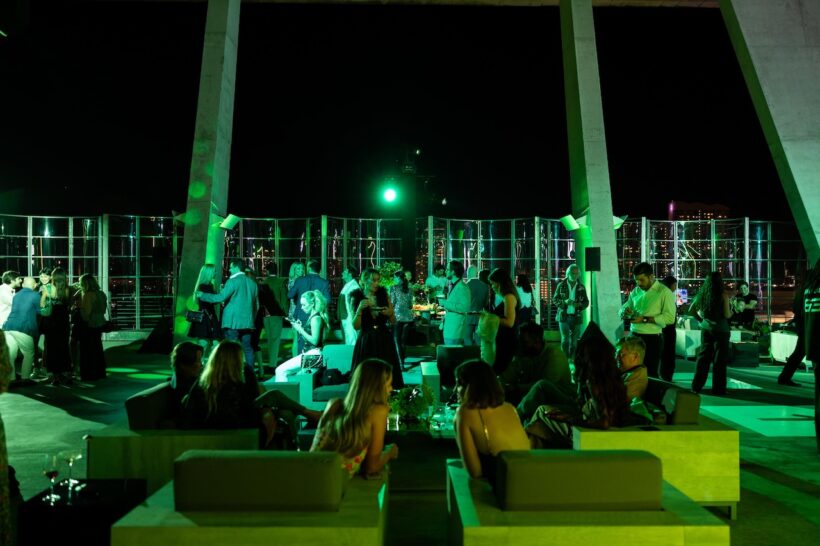 マイアミビーチで開催された「ランボルギーニ テメラリオ アド・ペルソナム」の発表イベント。