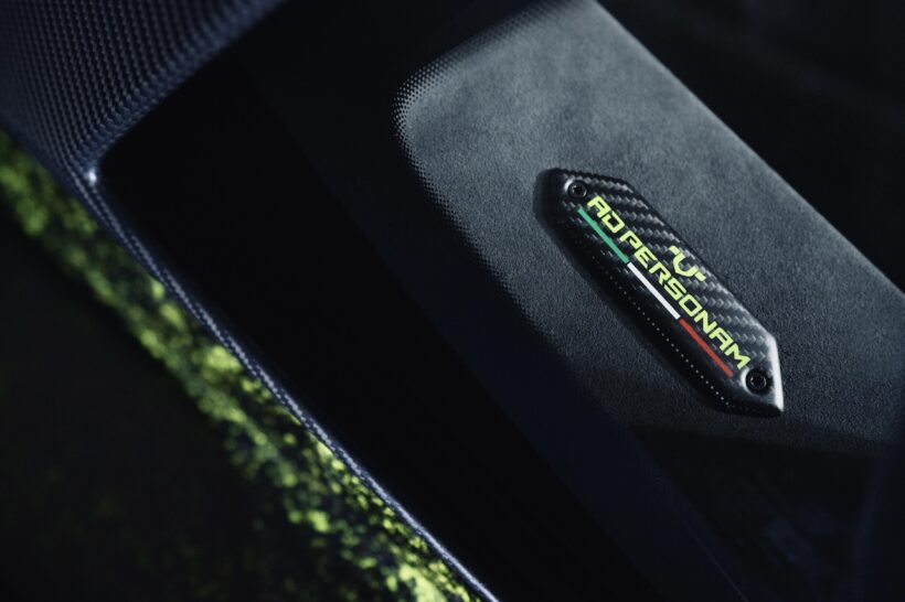 「ランボルギーニ テメラリオ アド・ペルソナム」のインテリア。