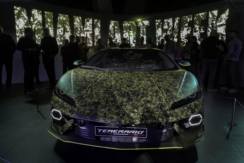 「ランボルギーニ テメラリオ アド・ペルソナム」のエクステリア。