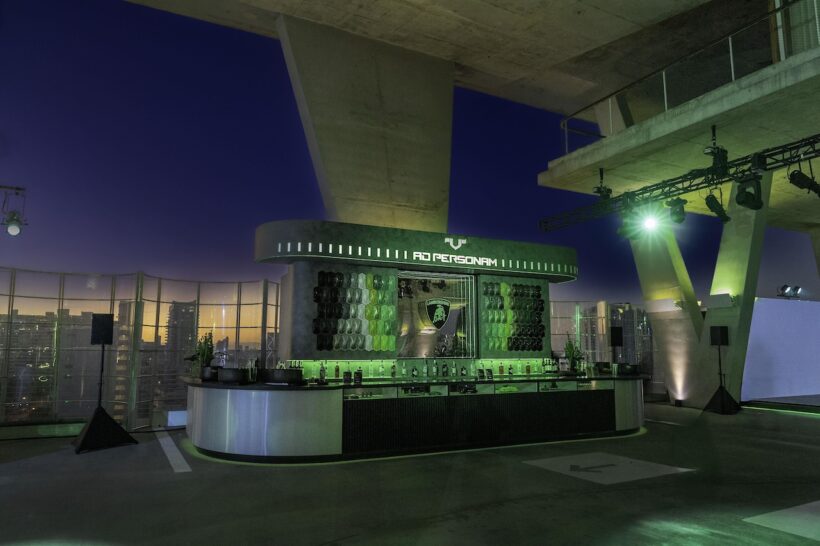 マイアミビーチで開催された「ランボルギーニ テメラリオ アド・ペルソナム」の発表イベント。