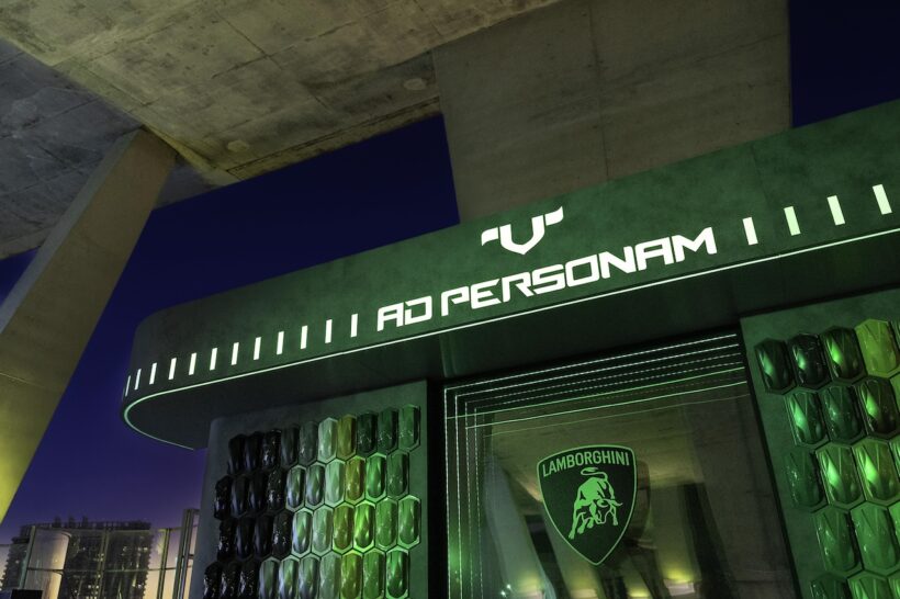 マイアミビーチで開催された「ランボルギーニ テメラリオ アド・ペルソナム」の発表イベント。