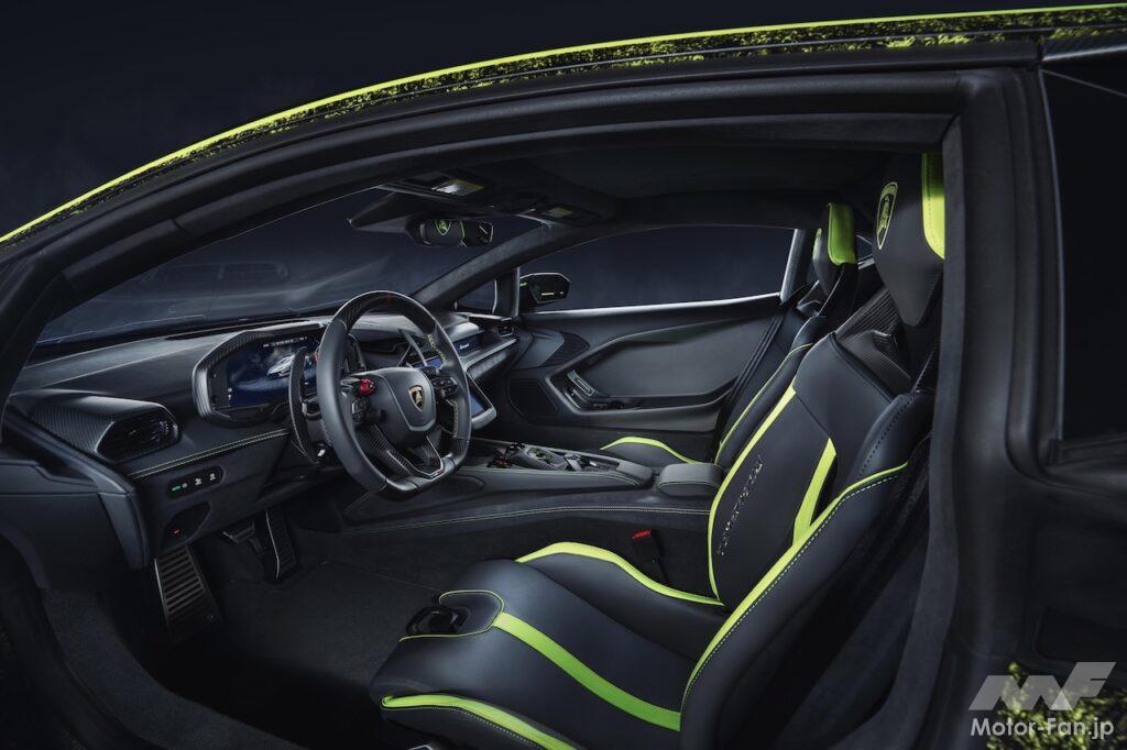 「ランボルギーニ テメラリオ アド・ペルソナム」のインテリア。