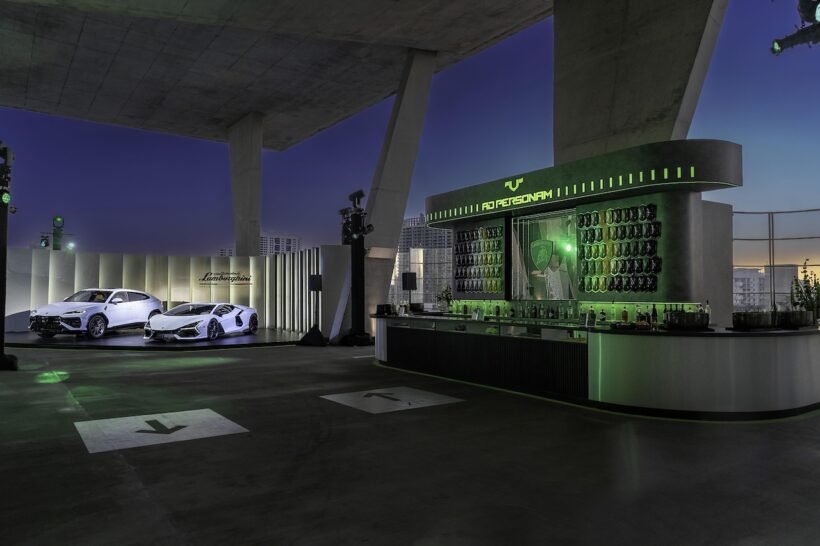 マイアミビーチで開催された「ランボルギーニ テメラリオ アド・ペルソナム」の発表イベント。