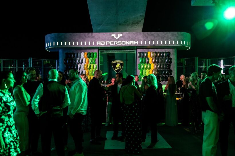 マイアミビーチで開催された「ランボルギーニ テメラリオ アド・ペルソナム」の発表イベント。