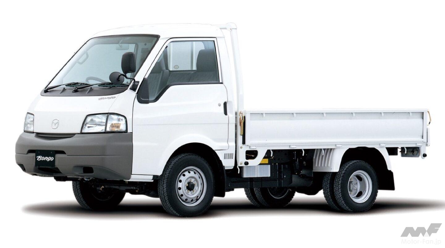 マツダ「ボンゴ」に新短期規制対応ディーゼル搭載車が160.2万円～03年