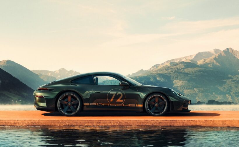 「ポルシェ 911 GT3 90 F.A.ポルシェ」のエクステリア。