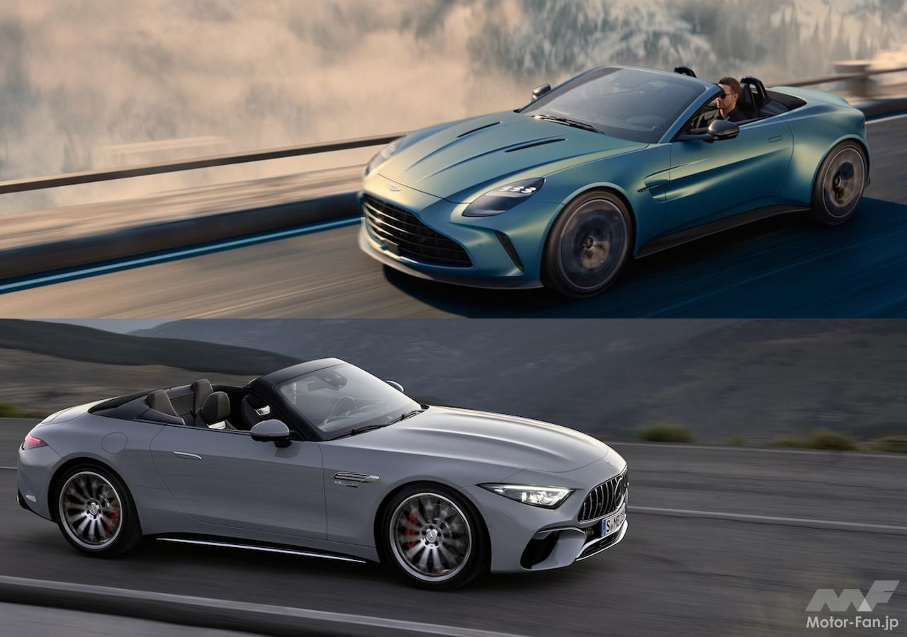AMGエンジン搭載オープン比較「メルセデスAMG SL63とアストン 