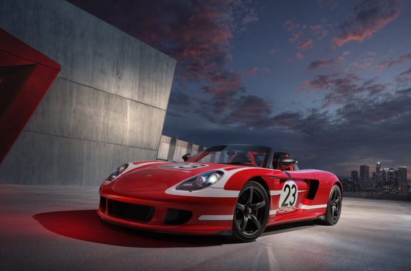 ポルシェは、1970年のル・マンを制した「917」をオマージュした「ポルシェ カレラ GT」のレストア車両を公開した。