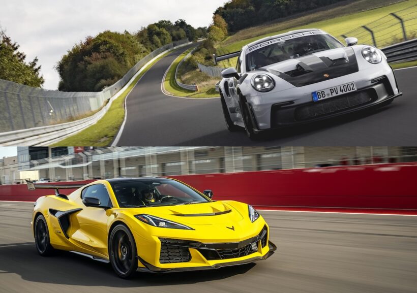 Chevrolet Corvette ZR1 × Porsche 911 GT3 RS