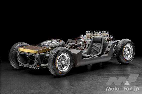 4.0リッターV型12気筒自然吸気エンジンが組み込まれた、「ランボルギーニ ミウラ」のシャシー。