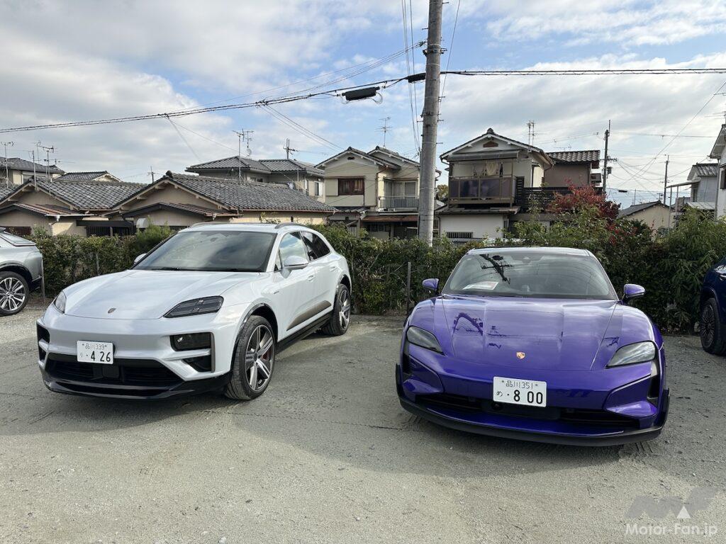 「ポルシェ マカン ターボエレクトロニック」と「タイカンターボGT」