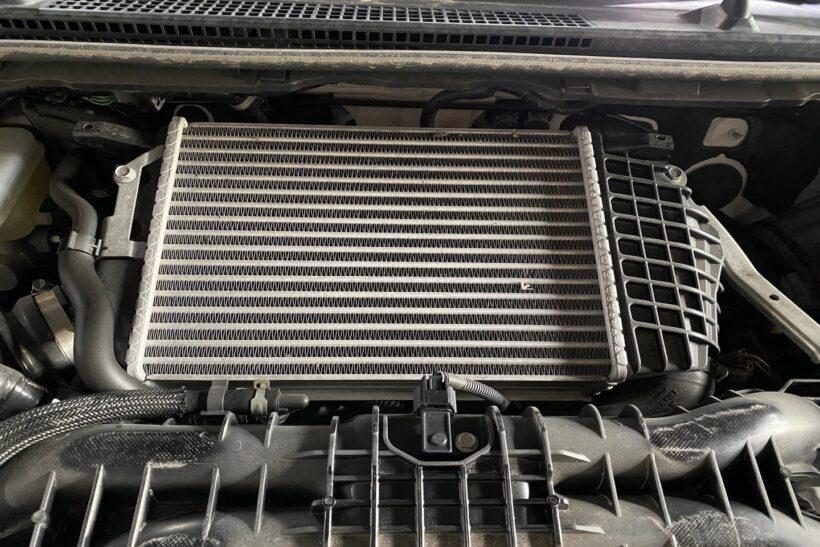 上置きインタークーラーの写真