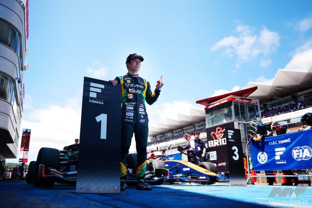 Rd6を制したディフェンディングチャンピオンの坪井翔。