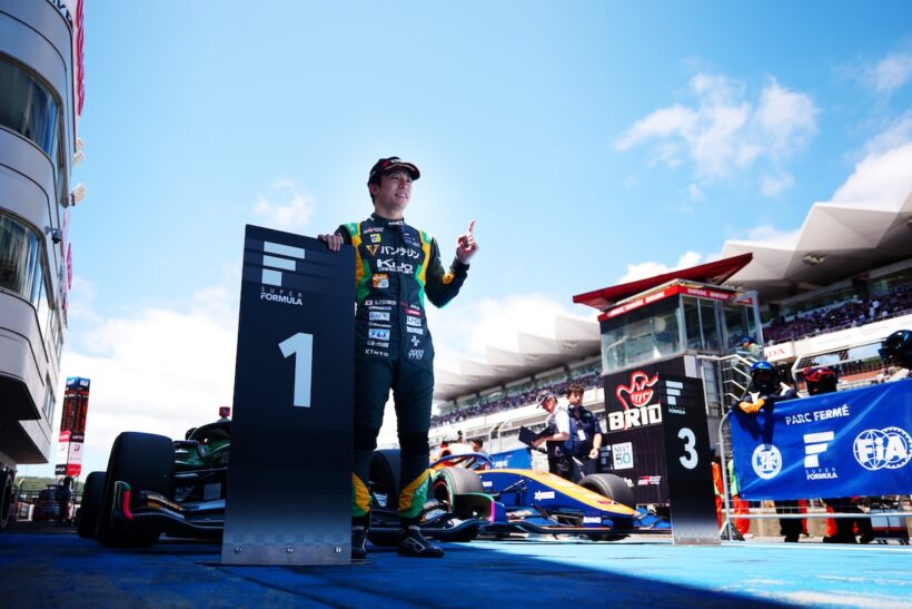 Rd6を制したディフェンディングチャンピオンの坪井翔。