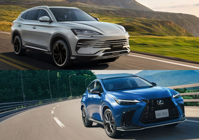 BYD SEALION 6 × LEXUS NX450h+