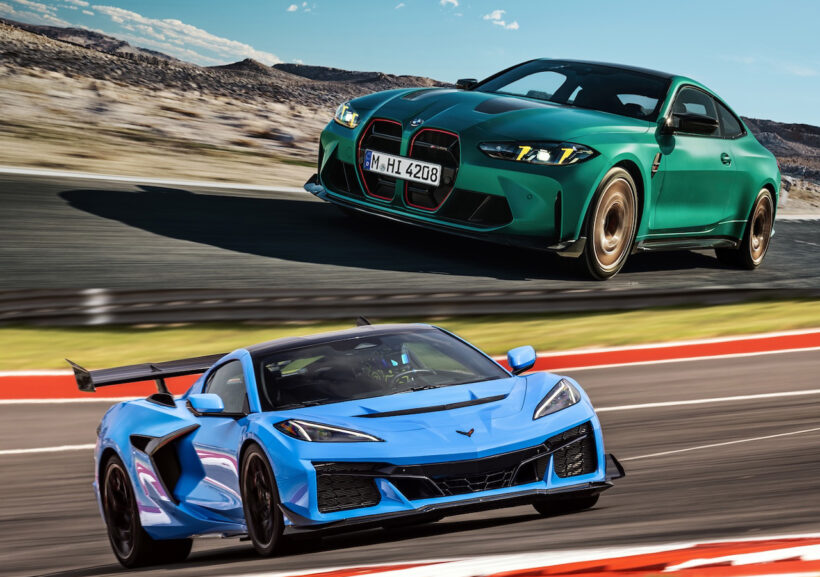 Chevrolet Corvette ZR1 × BMW M4 CS