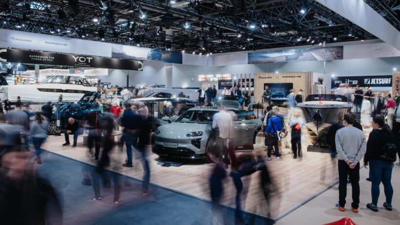 ポルシェは、「ボート・デュッセルドルフ2026」において、新型電動ボートと「マカン ターボ コンセプト ラゴ」を発表した。