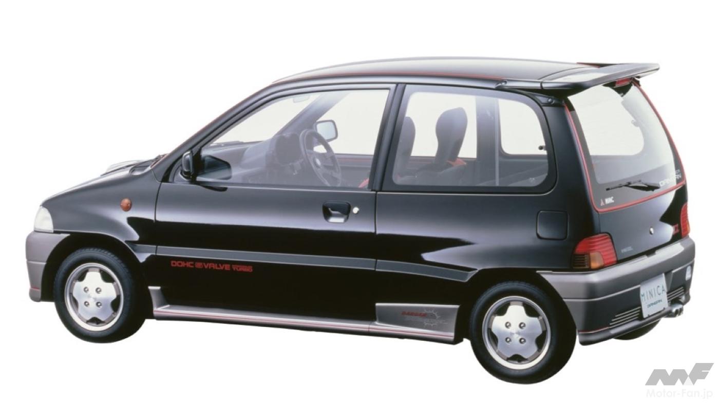 カッ飛び5バルブターボ！三菱「ミニカ・ダンガンZZ」は99.8万円で89年