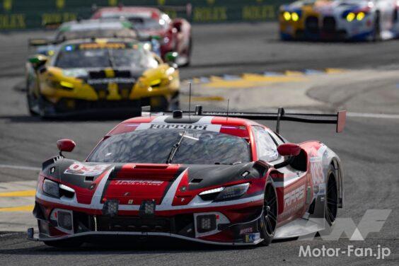 IMSA開幕戦デイトナ24時間が開催され、デビュー戦となったフェラーリ296 GT3 エボは、033号車が8位でレースを走り切った。