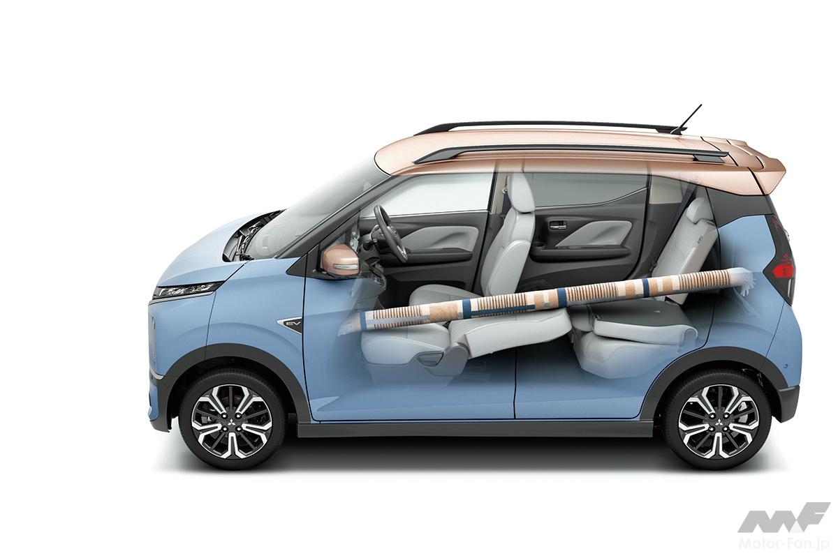 注目の軽EV」SUVらしい逞しさが自慢の『eKクロスEV』。日産サクラと