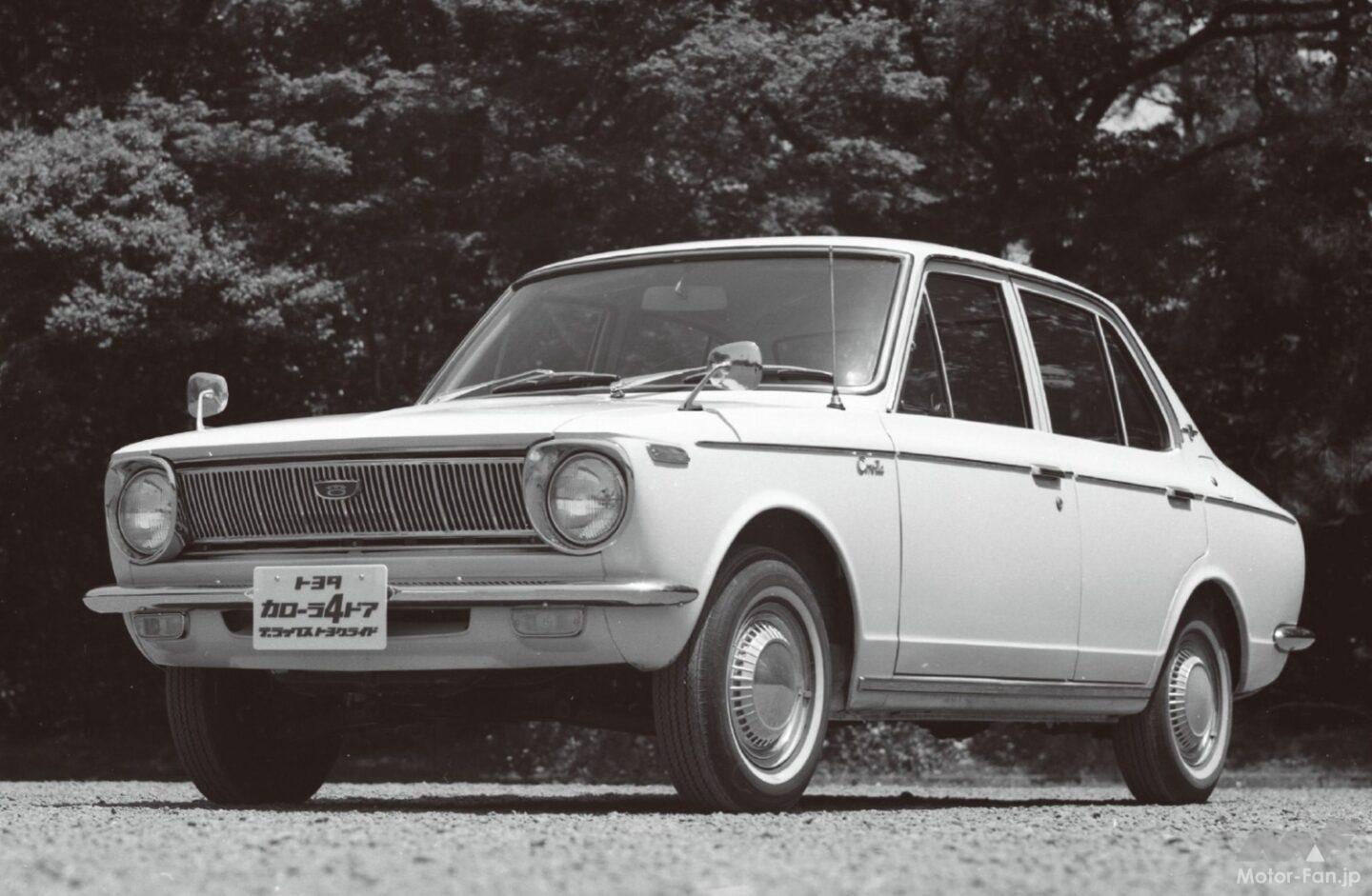 高剛性軽量の日産「サニー1000」 vs.100ccの余裕のトヨタ 「カローラ