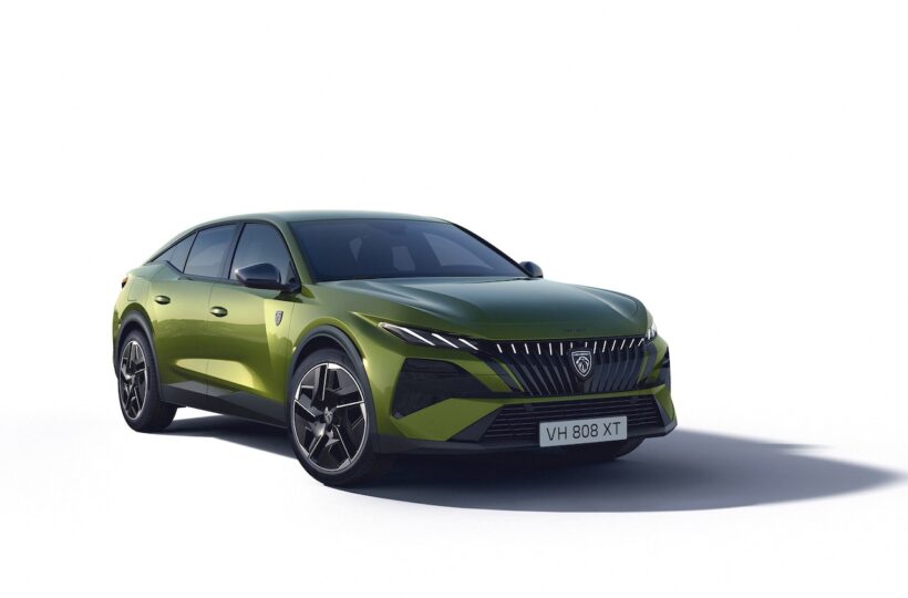 「プジョー 408」改良新型のエクステリア。