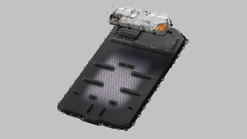 BMW M社が専用開発した、「BMW M ノイエ クラッセ」のフル電動パワートレイン。