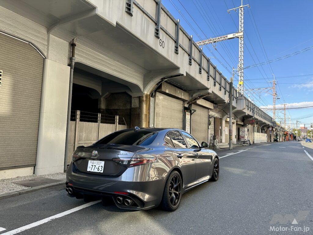 「美しい4ドアセダンスタイル」×「官能的マルチシリンダーエンジン」×「フロントエンジンリアドライブ」という三大絶滅危惧ポイントを魅力にもつ最後のモデル「ジュリア クワドリフォリオ」。