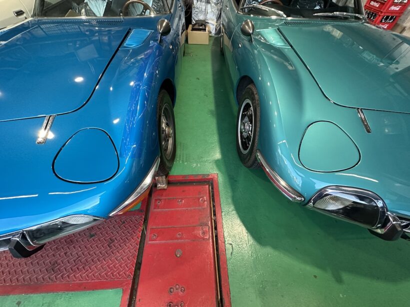 ヴィンテージカーヨシノにて