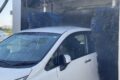 コイン洗車の様子
