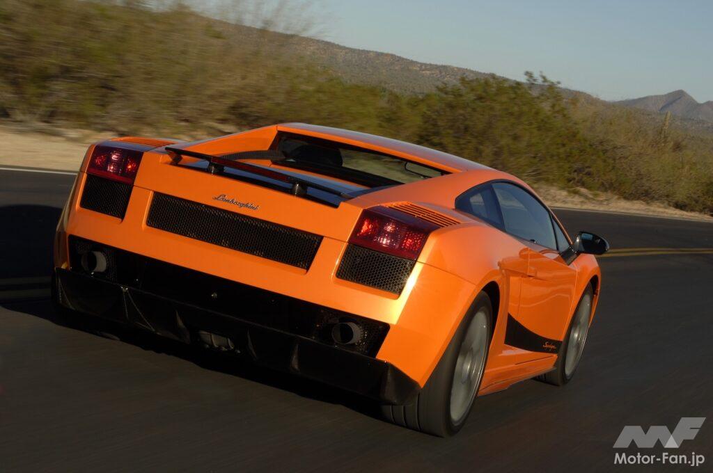 ランボルギーニ・ガヤルドのリヤビュー