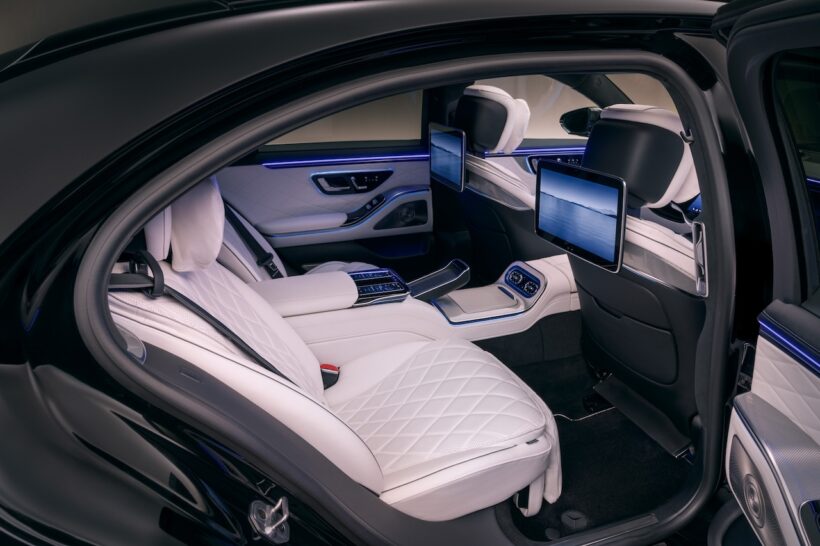 フラッグシップサルーン「Sクラス」の改良新型のインテリア。