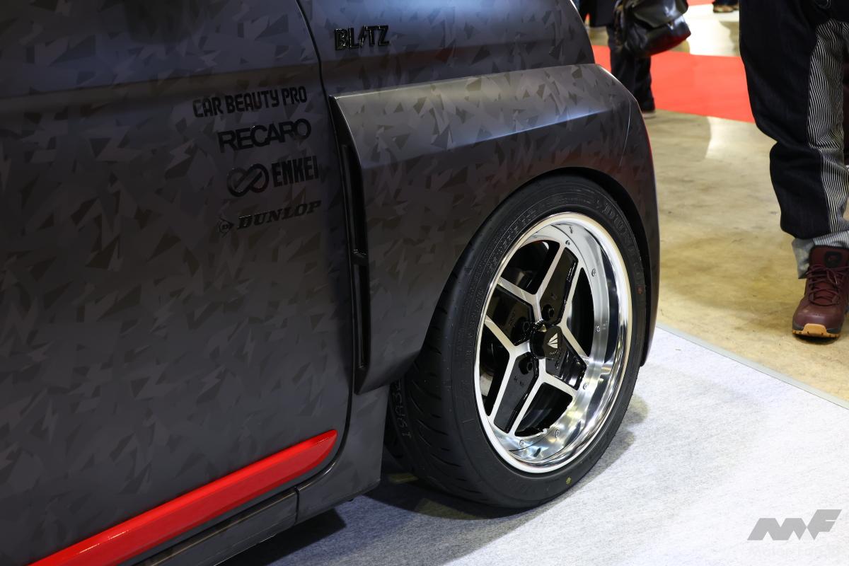 あの1台に感化され……、ブリッツのN-ONEプロトモデルがちょい悪