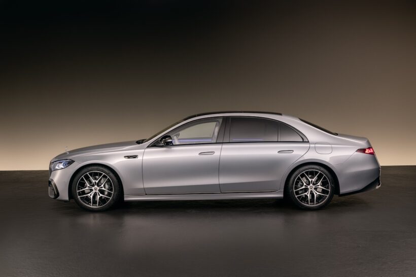 フラッグシップサルーン「Sクラス」の改良新型のエクステリア。