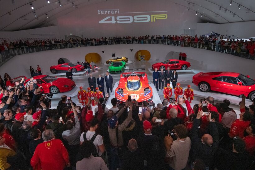 フェラーリはモデナのフェラーリ・ミュージアムにおいて、2026年のWECに向けたローンチイベントを開催。6名のドライバーが登場した。