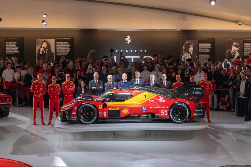 フェラーリはモデナのフェラーリ・ミュージアムにおいて、2026年のWECに向けたローンチイベントを開催。6名のドライバーが登場した。