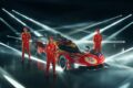 フェラーリ 499Pの50号車をドライブする、アントニオ・フォコ、ミゲル・モリーナ、ニクラス・ニールセン。