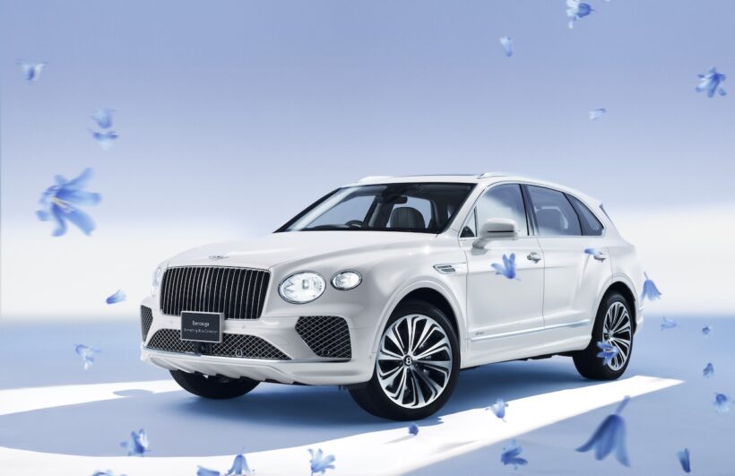 日本限定10台の特別仕様車「ベントレー ベンテイガ サムシングブルー コレクション バイ マリナー」。